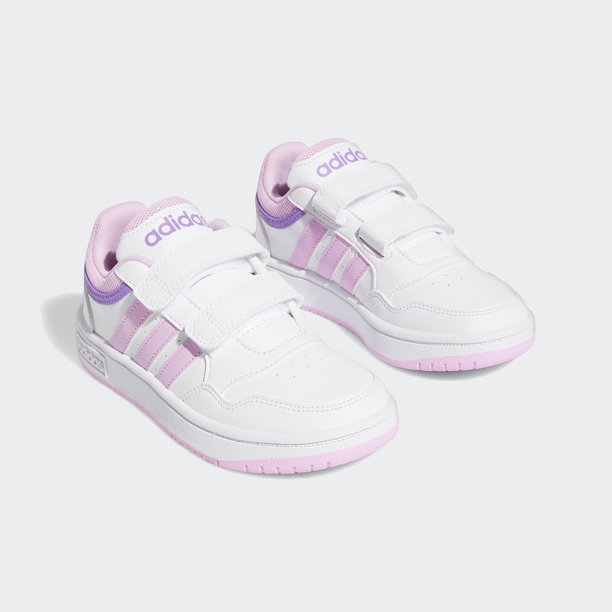 adidas Sportswear HOOPS Sneaker Cloud White / Bliss Lilac / Violet Fusion