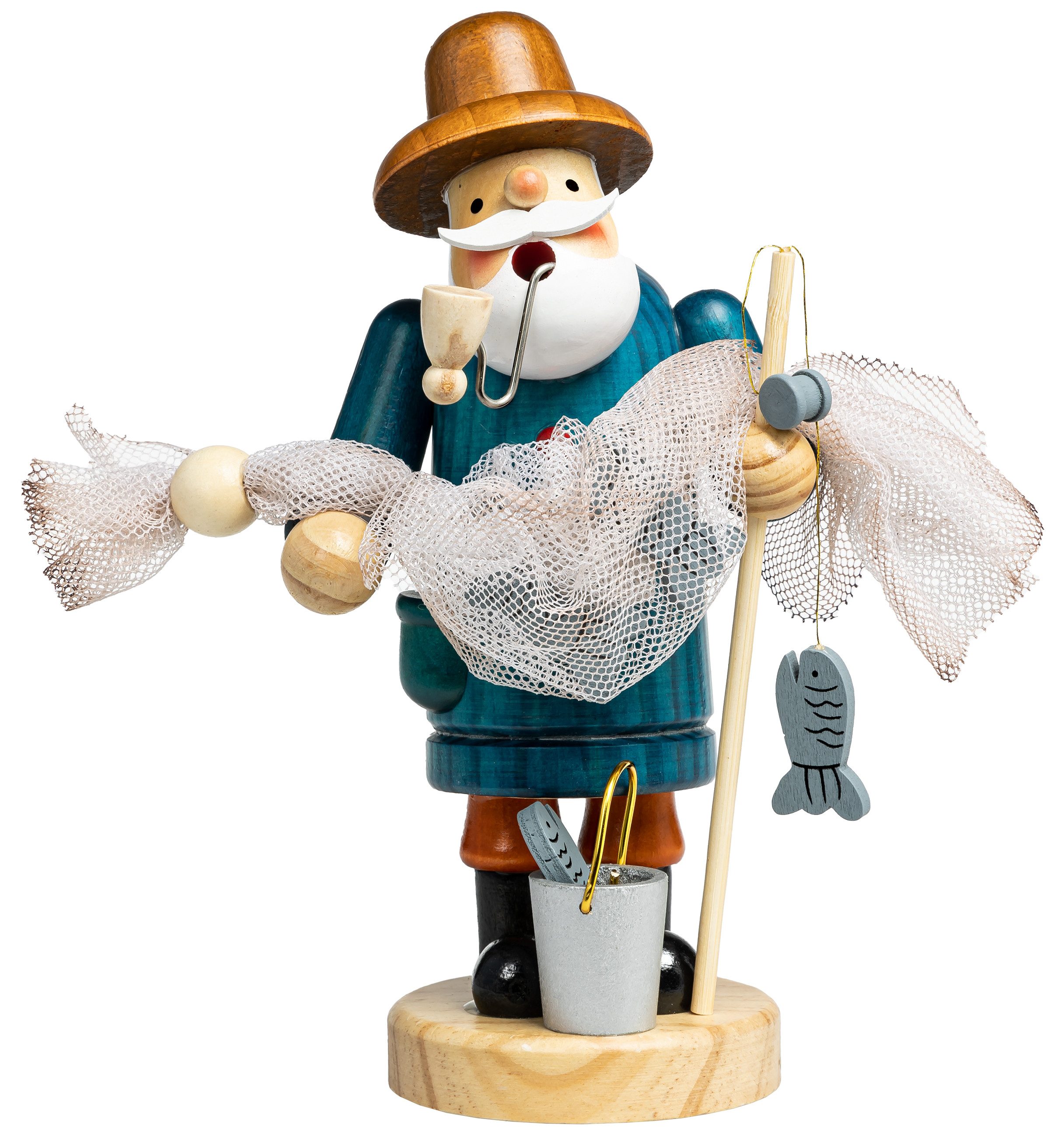 SIKORA Weihnachtsfigur RM-A Räuchermännchen aus Holz günstig online kaufen