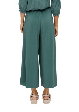 s.Oliver 3/4-Hose Regular: Plissierte Culottes aus Jersey