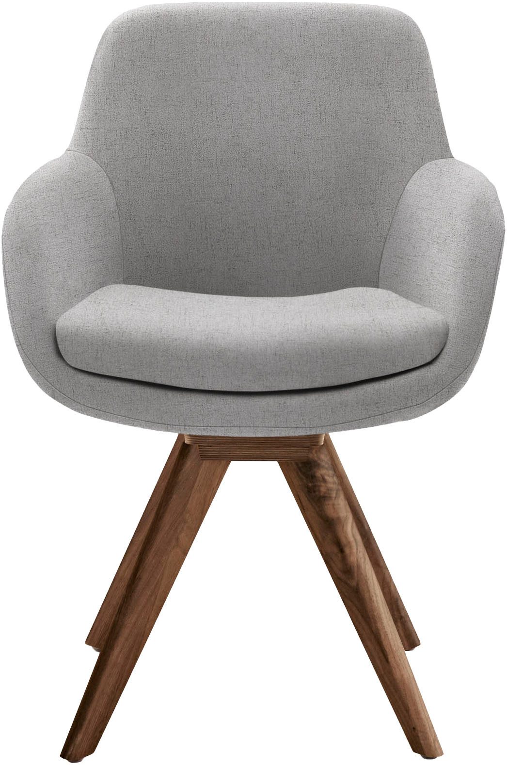 Musterring Esszimmerstuhl Tavia (Set, 2 St), Stativgestell Wildnussbaum, Drehfunktion optional, diverse Цвета(ов)