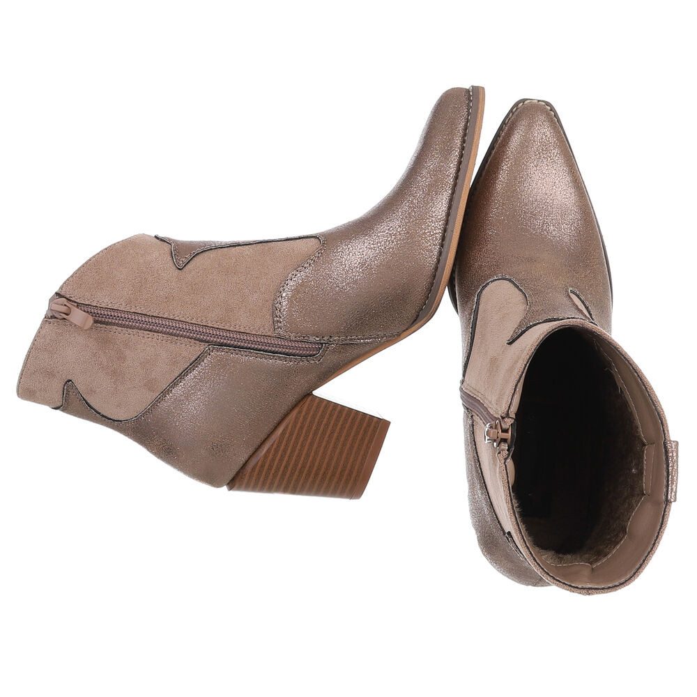 Ital-Design Eleganter Ankle Boot mit geschwungenen Details für Damen Wester günstig online kaufen