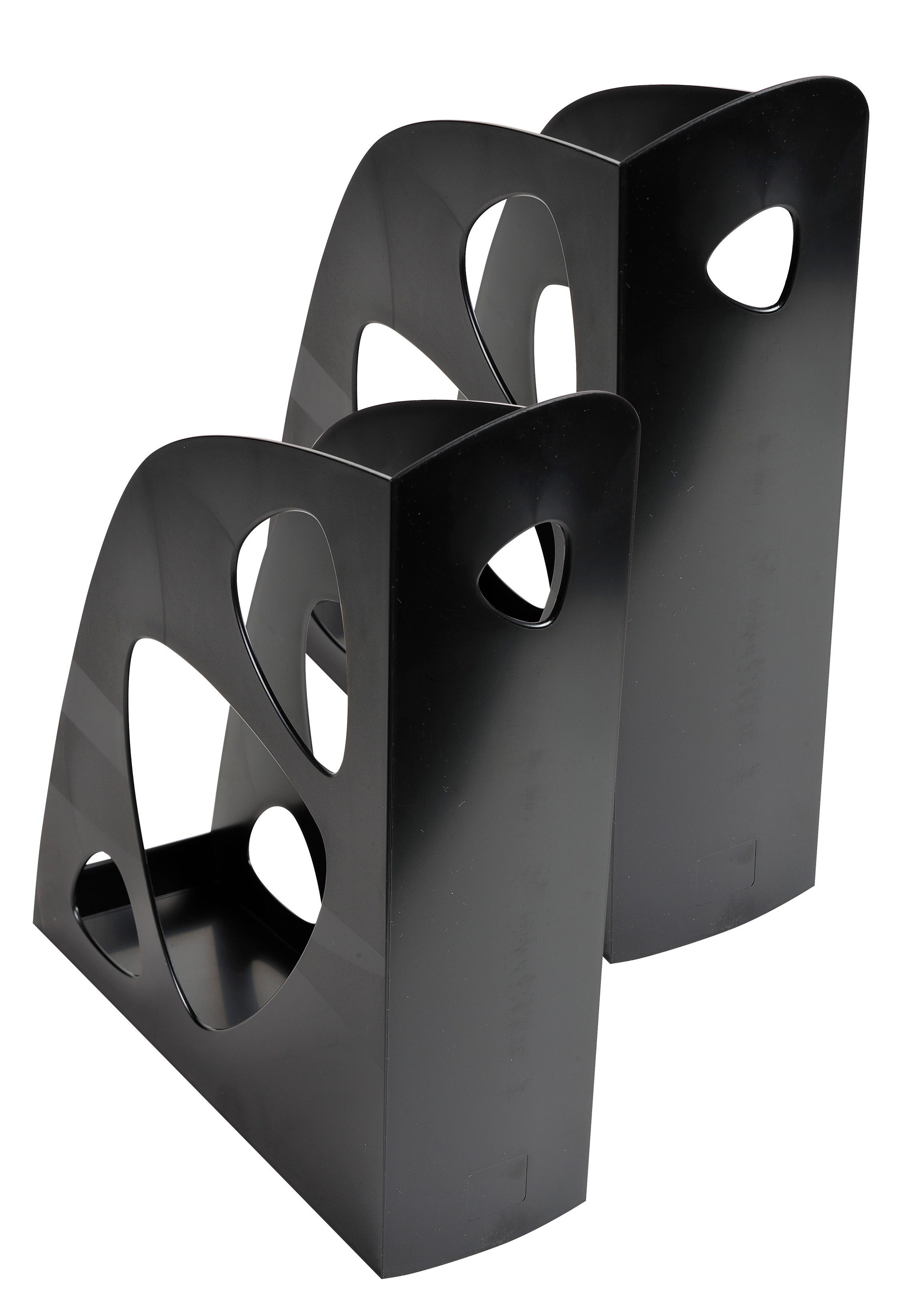 EXACOMPTA Stehsammler 2x Stehsammler ECOMAG, EcoBlack - Schwarz 181014NSD, Stehsammler