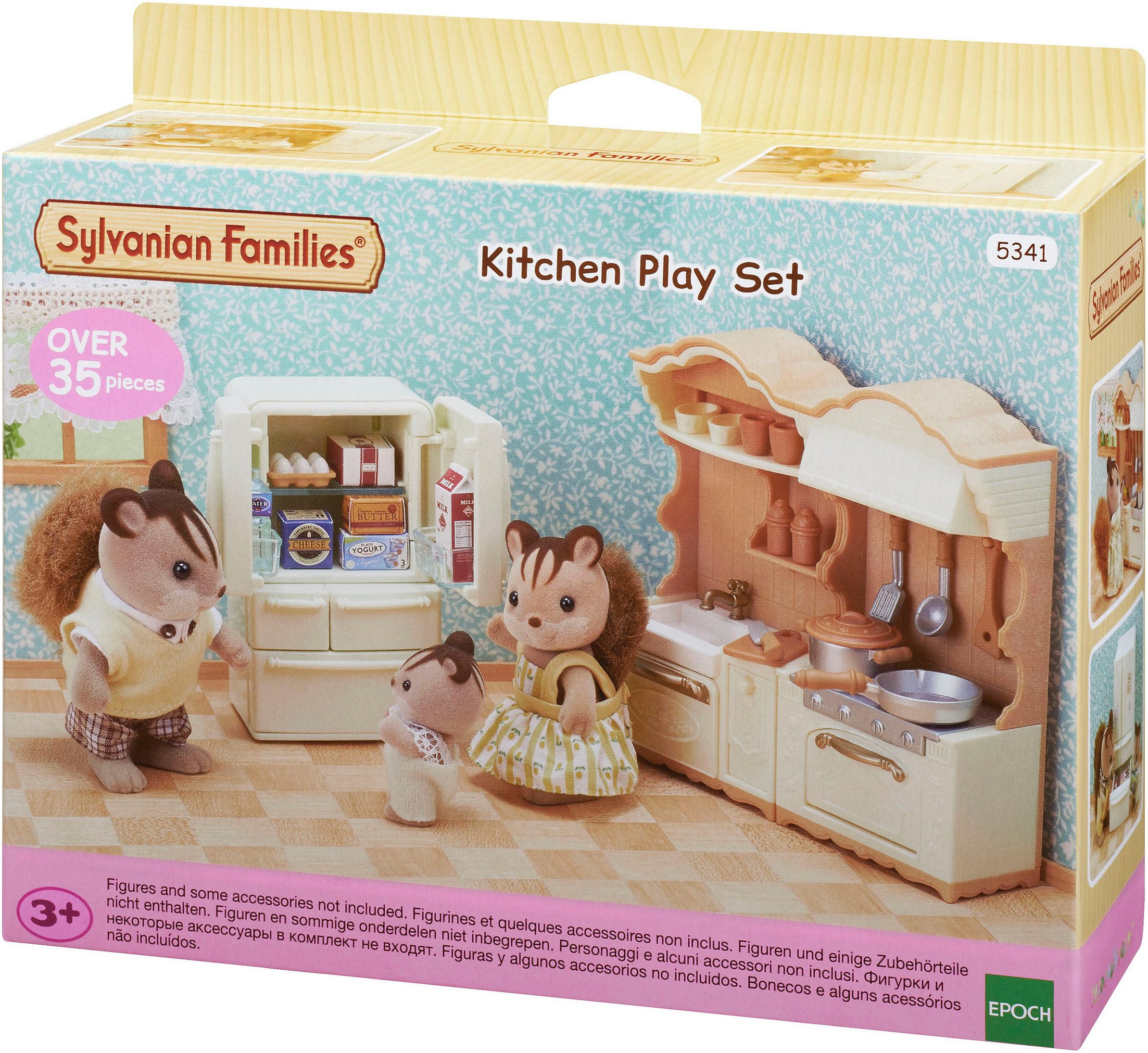 Sylvanian Families Spielwelt Landhaus Küche mit Kühlschrank (5341)