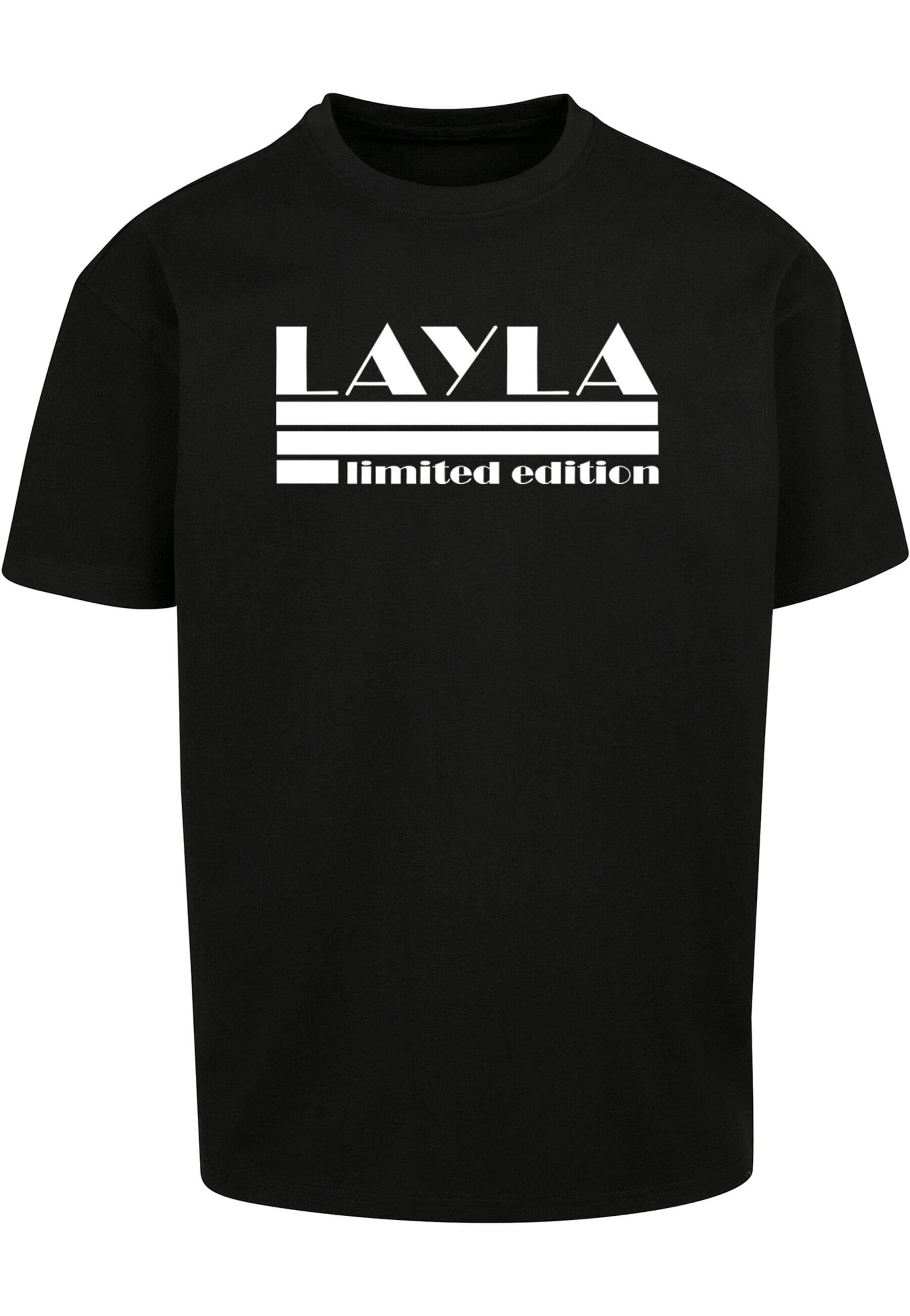 Merchcode T-Shirt Herren Layla - Oversize (1-tlg) Tee Edition Limited black X Heavy