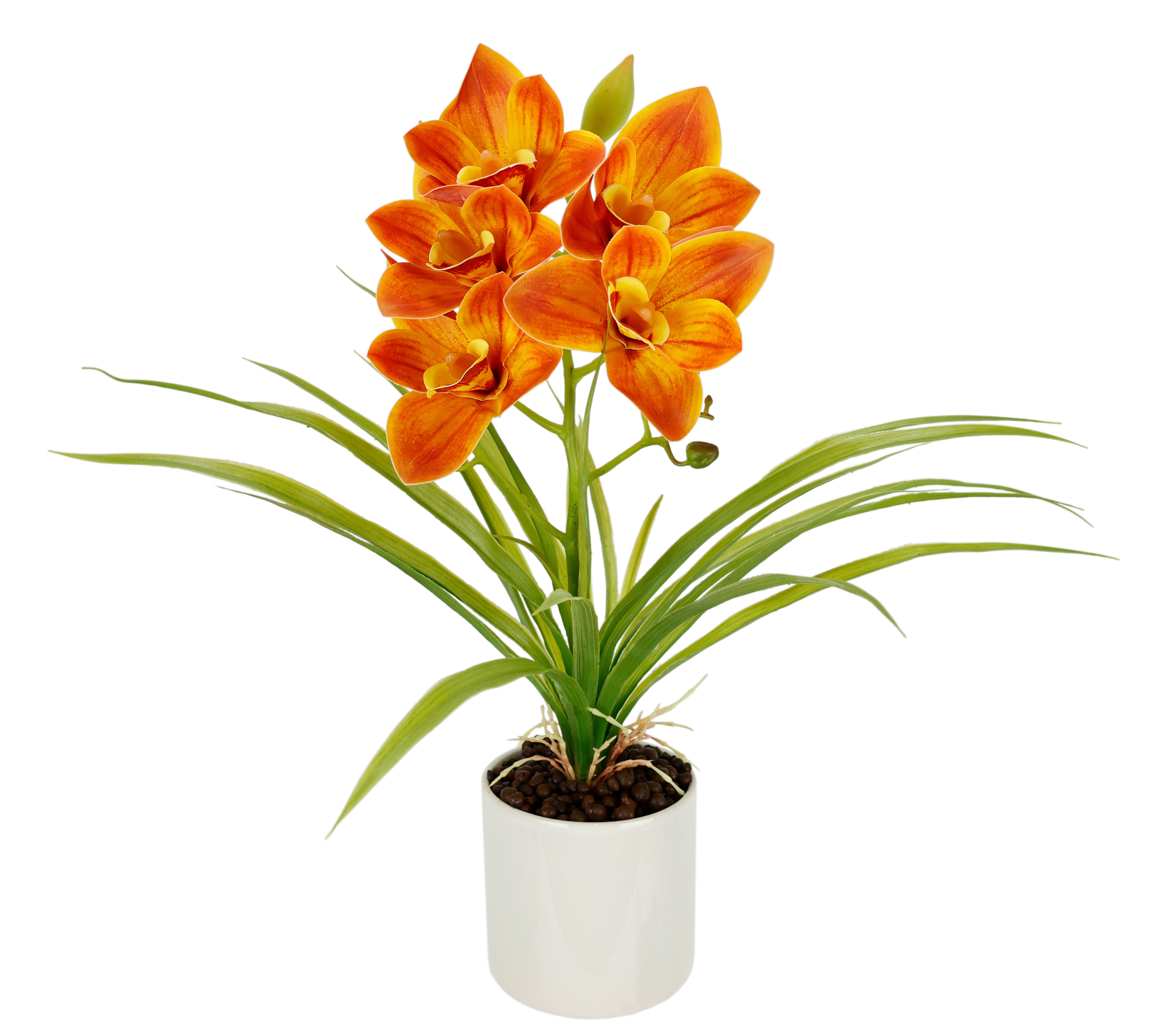 Kunstorchidee Orchidee Phalaenopsis im Topf, I.GE.A., Höhe 40 cm, Blume Kun günstig online kaufen