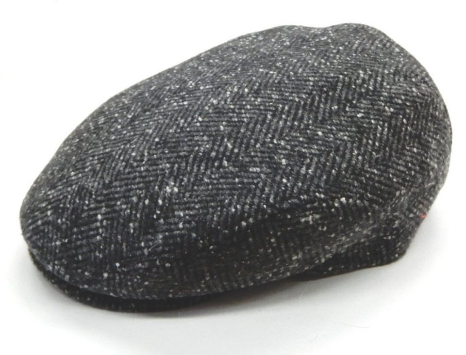 Chaplino Flat Cap in melierter Optik, Sorgfältig verarbeitet aus weichem  Materialmix