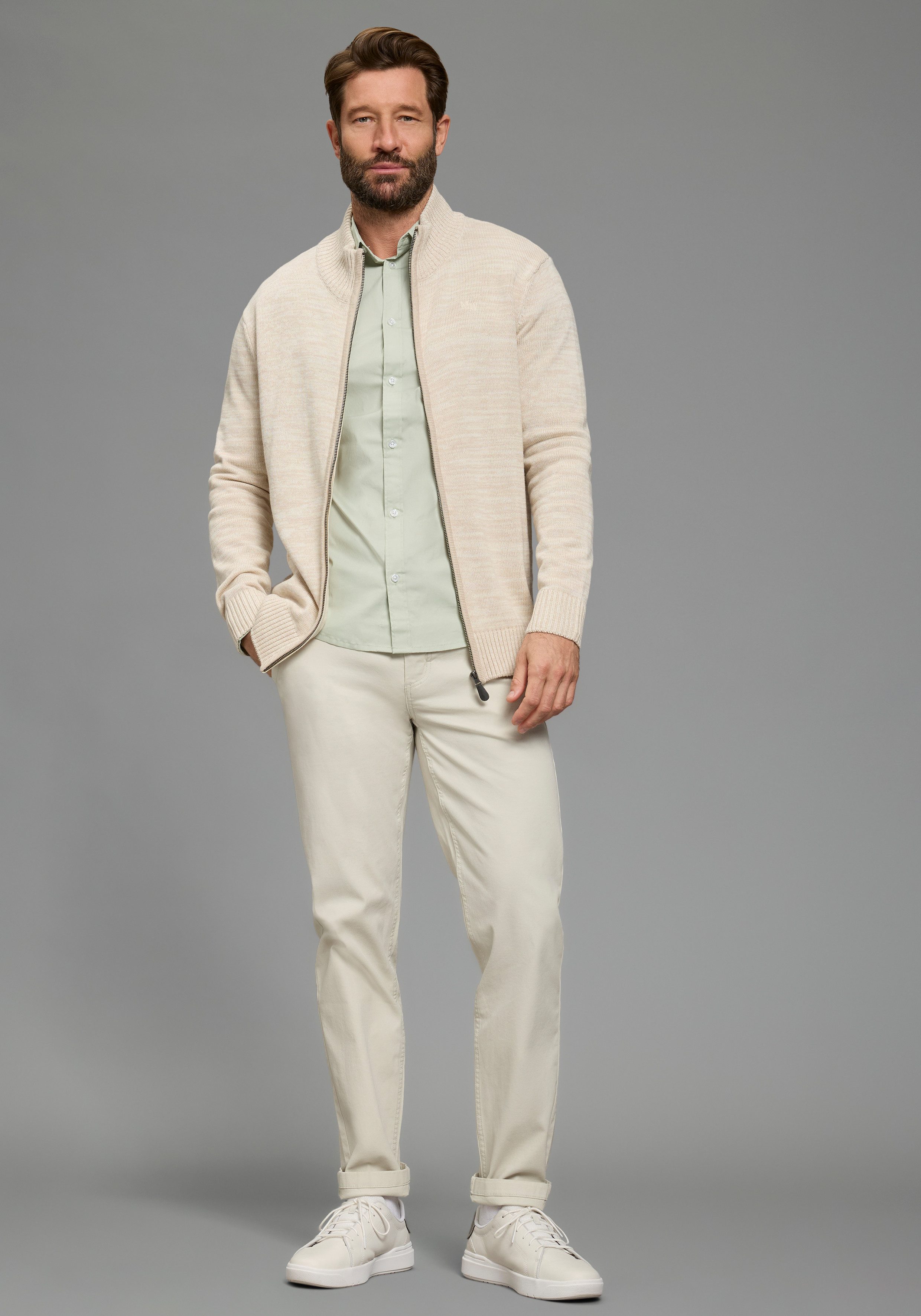 Man's World Strickjacke in vielen Farben! Preis- Leistungsbestseller aus Baumwollmischung, bequeme Paßform – Bild 5 von 5