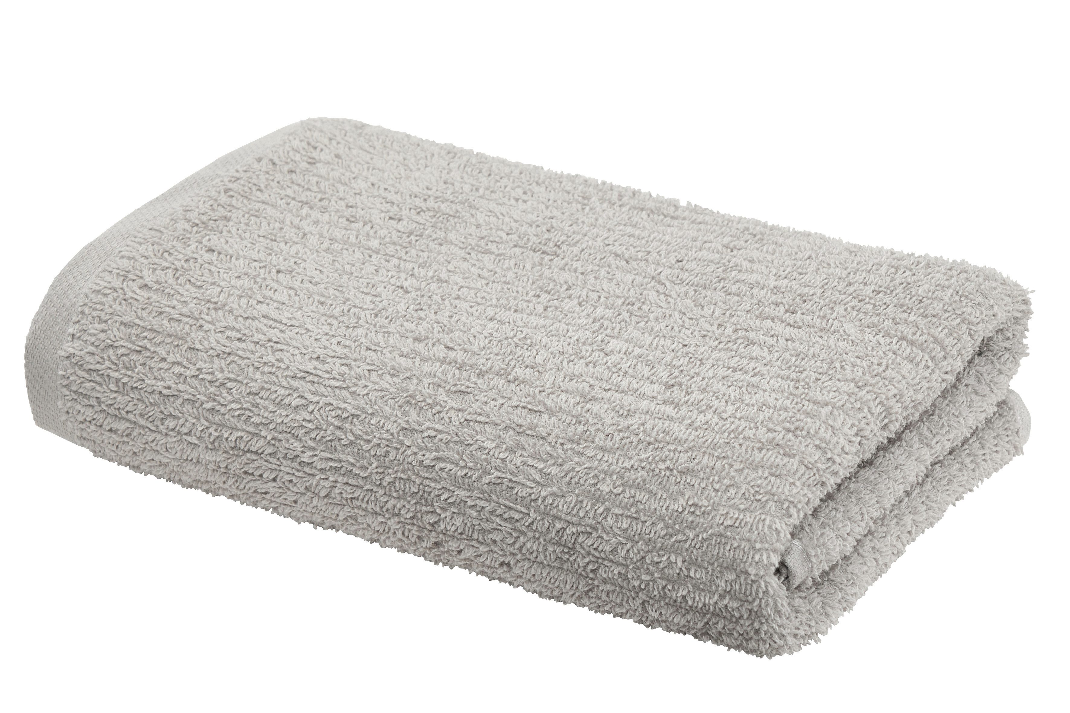 OTTO home Handtuch Riva, 50x100, Premium Handtücher, 500 gr/m², Webfrottier (1-St), Hoch-Tief-Struktur, Streifen, weich, 5 Jahre Garantie