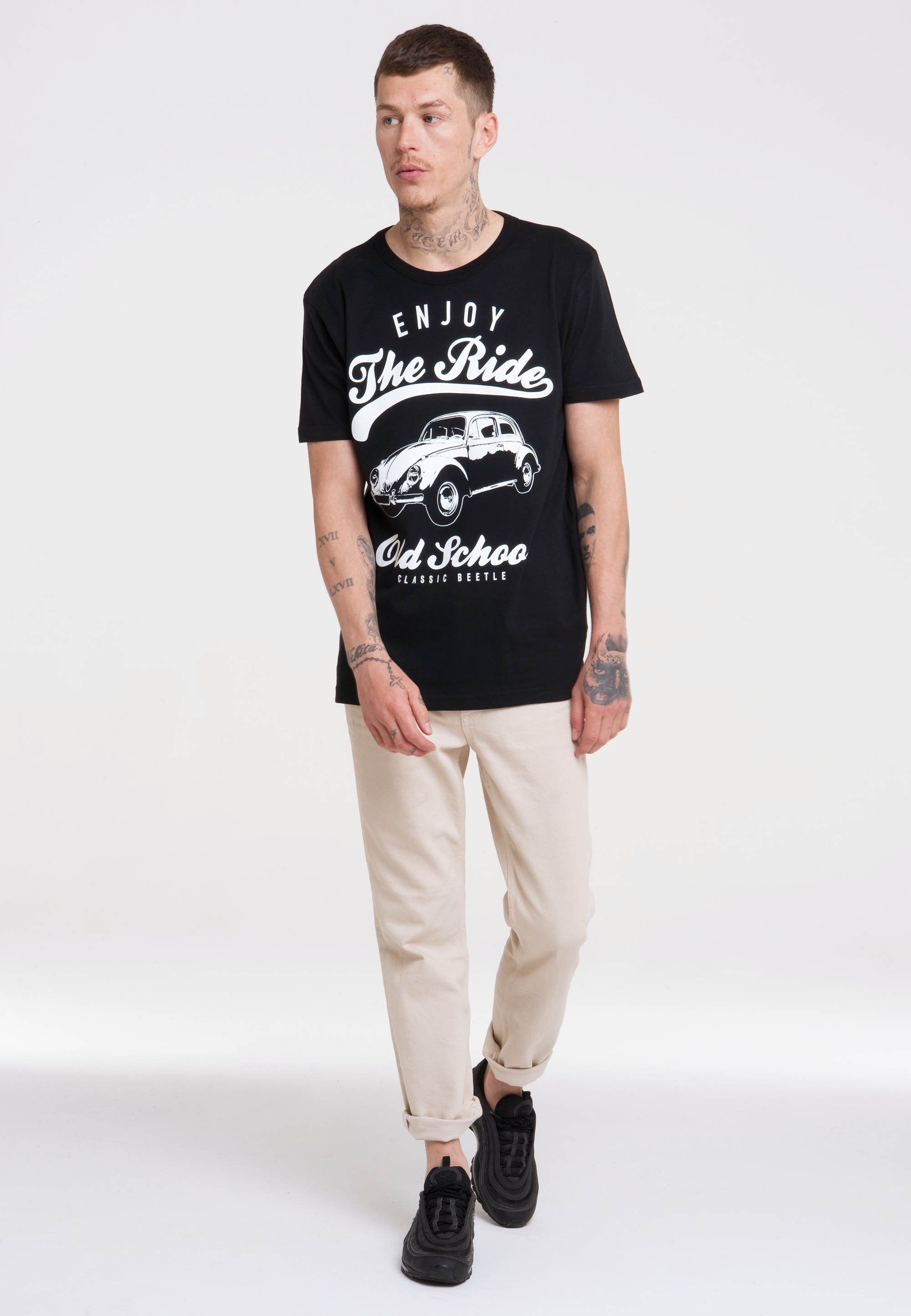 LOGOSHIRT T-Shirt Volkswagen mit lizenziertem Originaldesign günstig online kaufen