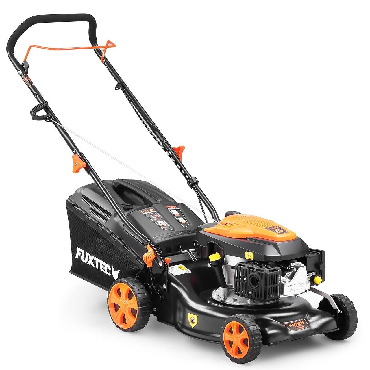 FUXTEC Benzinrasenmäher FX-RM4346ECO, 42 cm Schnittbreite, 42 cm Schnittbreite, 40 L Fangkorb, 3 PS, 146 ccm