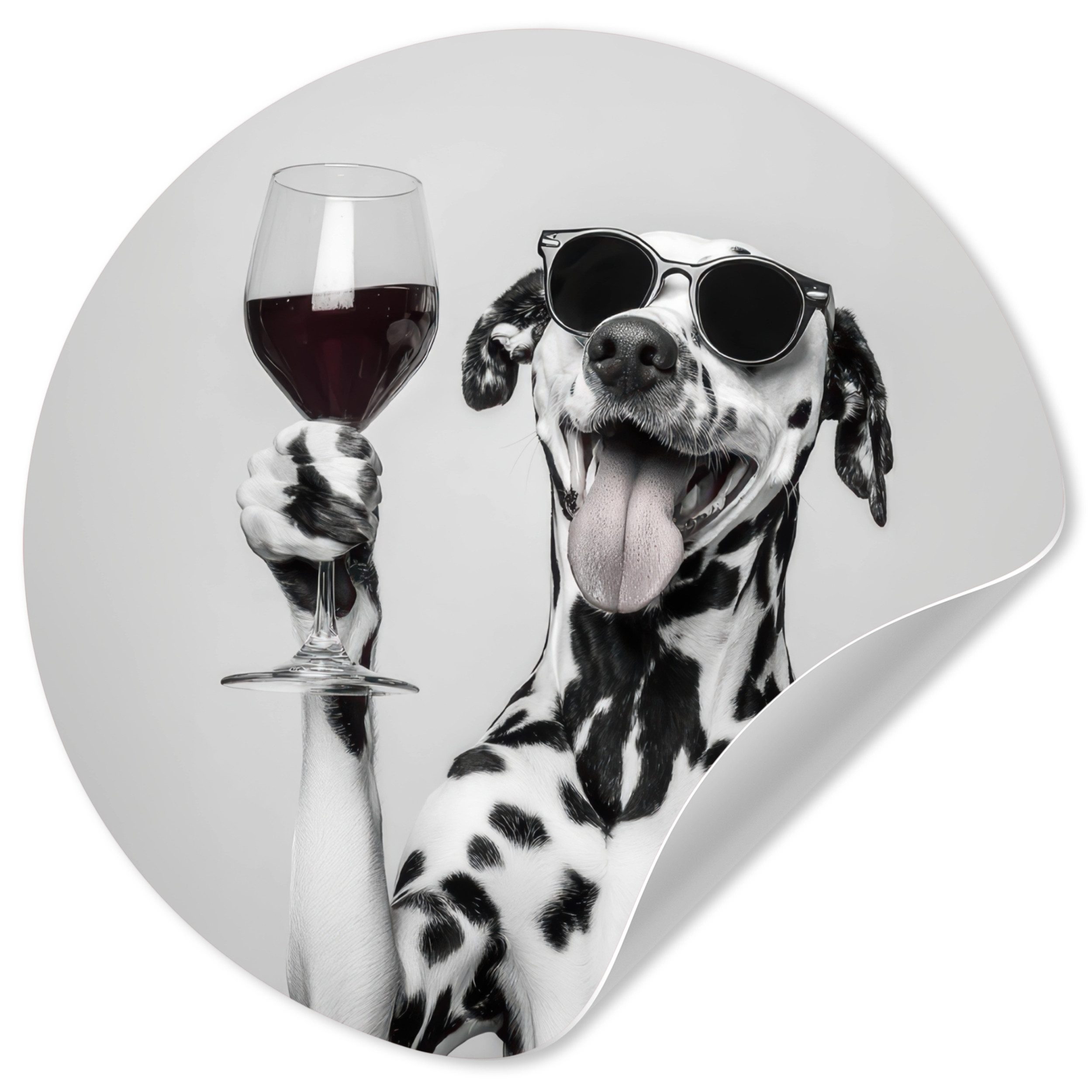 MuchoWow Wandsticker Sonnenbrille - Dalmatiner - günstig online kaufen