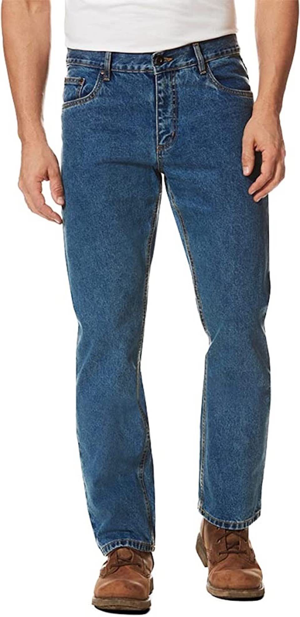 blue HERO stone HERO Straight-Jeans John Herren Regular Denver Jeans Medoox by