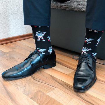 TwoSocks Freizeitsocken Astronaut Socken lustige Socken Damen & Herren, Einheitsgröße
