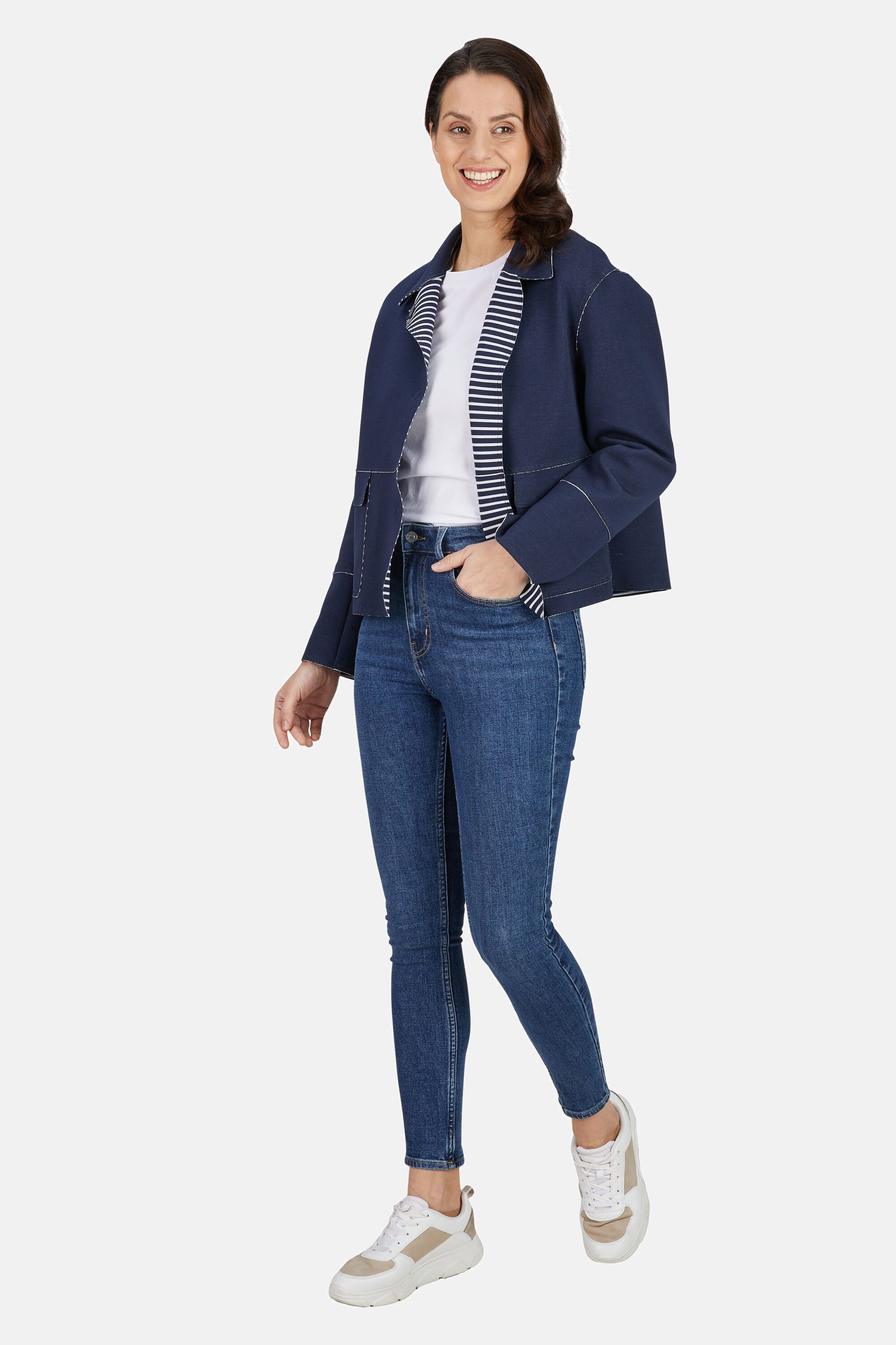 White Label Cargojacke mit leicht asymmetrischem günstig online kaufen