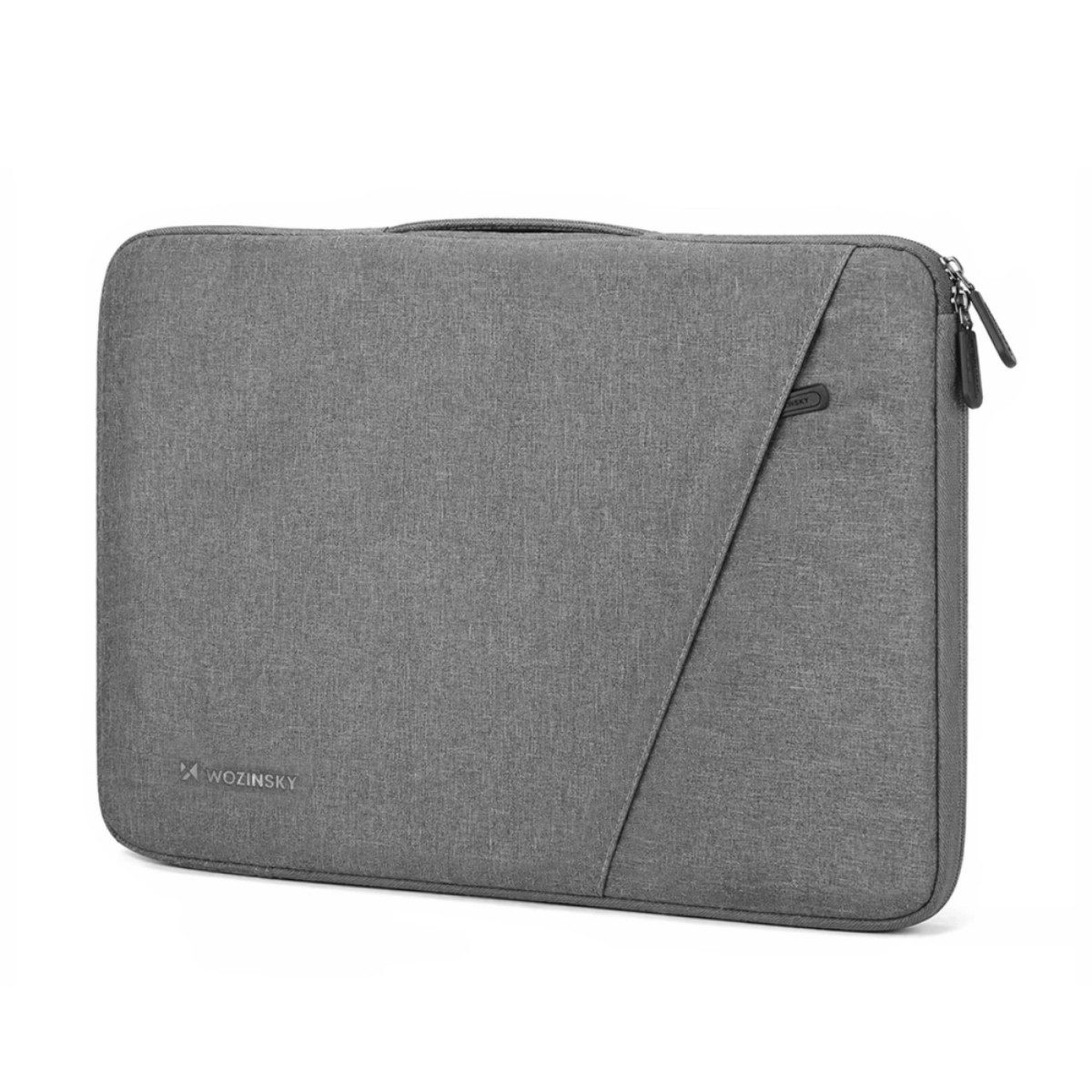 Wozinsky Laptoptasche WTNP, Veloursfutter, Frontfach, Doppelreißverschluss und versenkbarer Griff