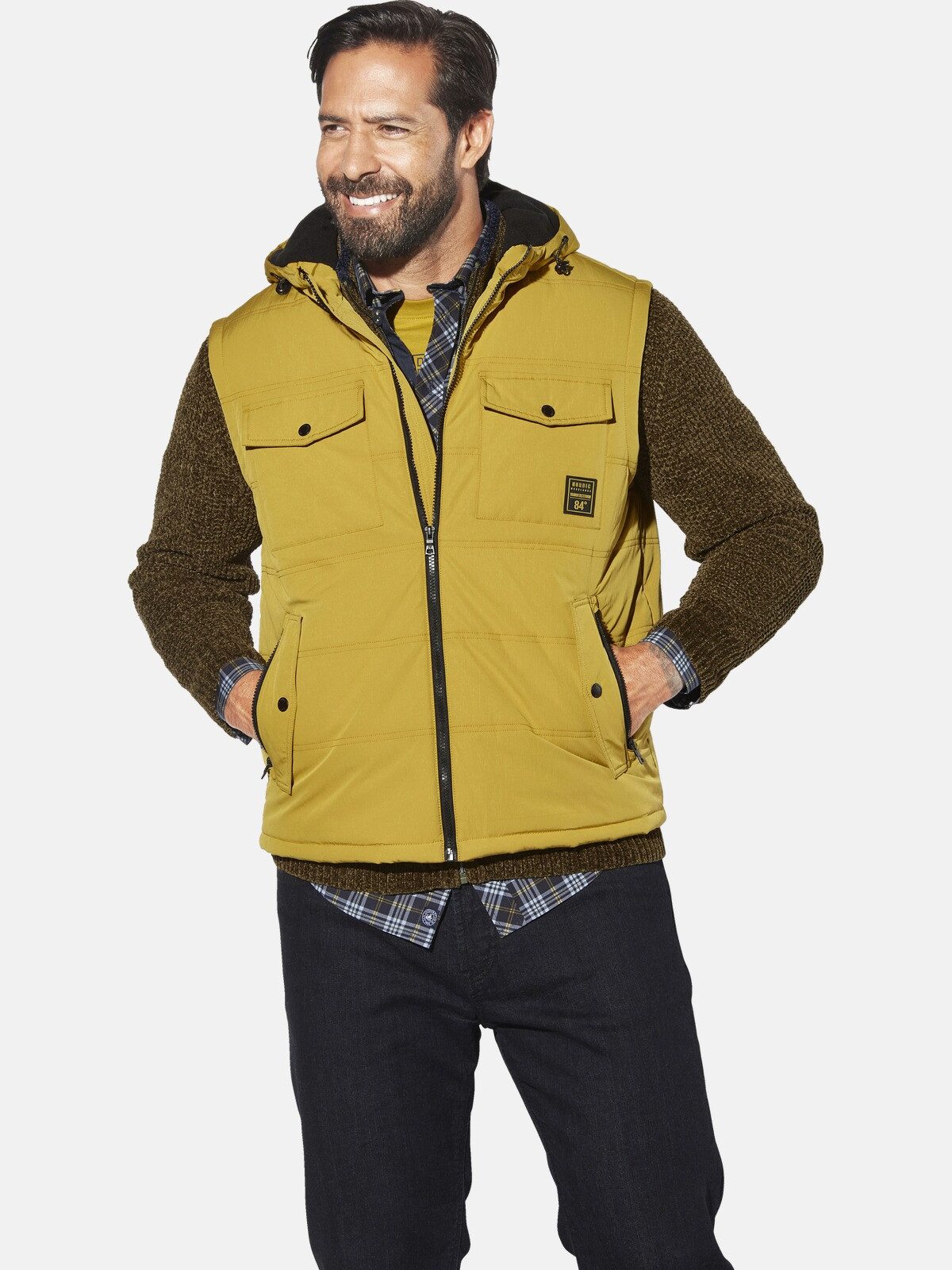 Jan Vanderstorm Steppweste FJORDHEIM mit vielen praktischen Taschen günstig online kaufen