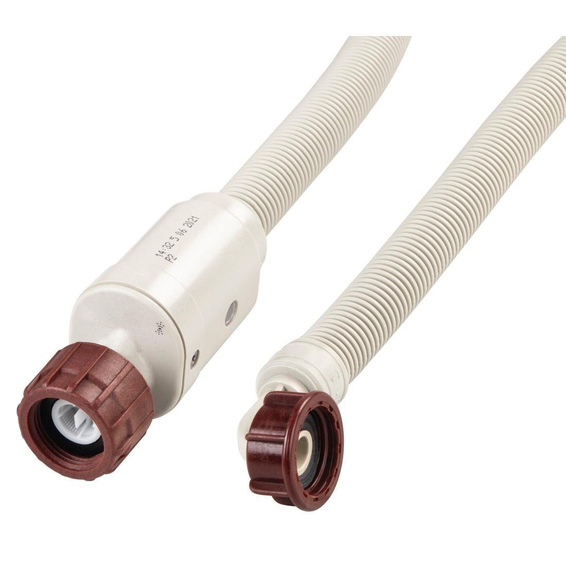 Xavax Schlauch Wasserstoppschlauch für Waschmaschinen und Geschirrspüler, 2,5 m