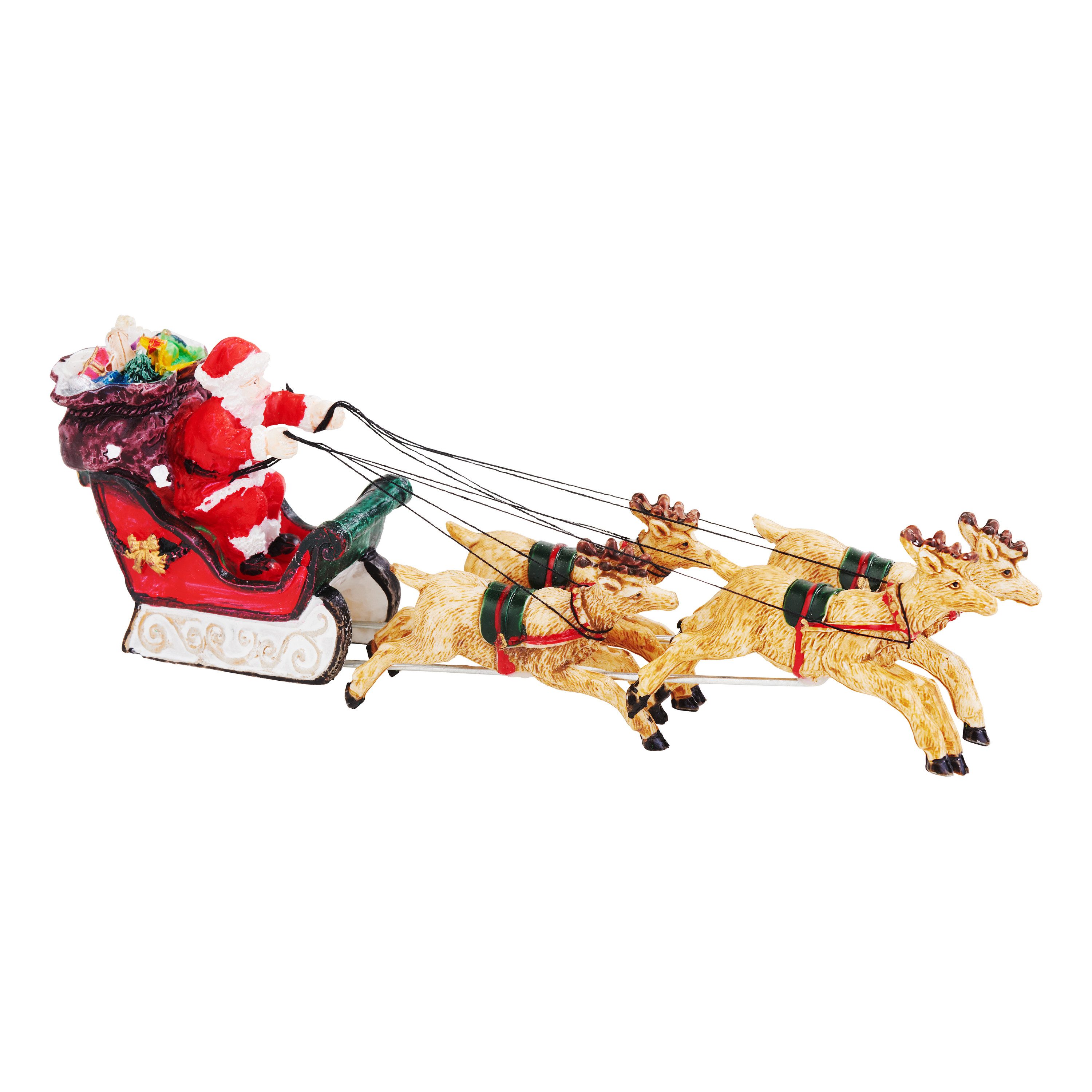 Dekofigur Weihnachtsmann on Tour
