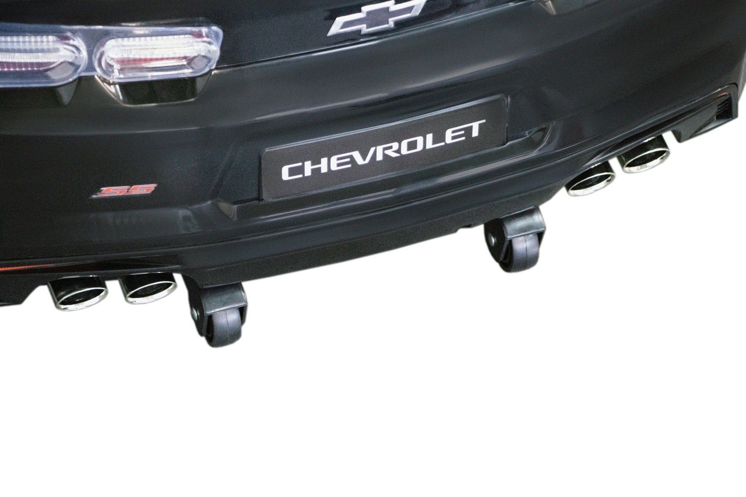 Elektro Chevrolet 2x Elektro-Kinderauto Kinderauto 2SS Lizenz Schwarz 35W Kidix Camaro Kinderfahrzeug