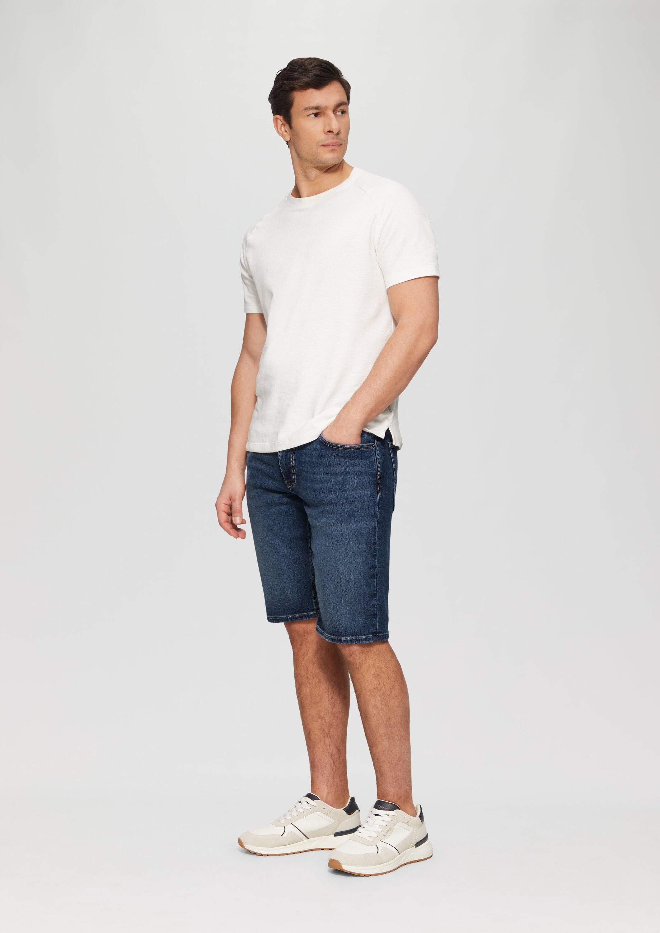s.Oliver Jeansshorts Jeans-Hose Jeans-Shorts / Regular Fit / Mid Rise / Straight Leg