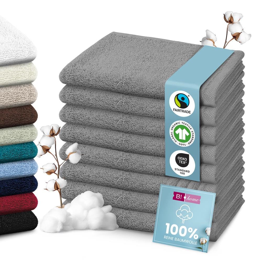 B!HOME Handtücher Set Saunatücher, Duschtücher, Gästehandtücher günstig online kaufen