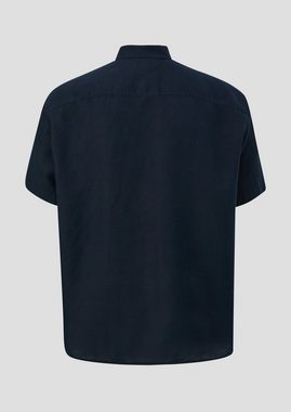 s.Oliver Kurzarmhemd Hemd aus Leinen Garment Dye