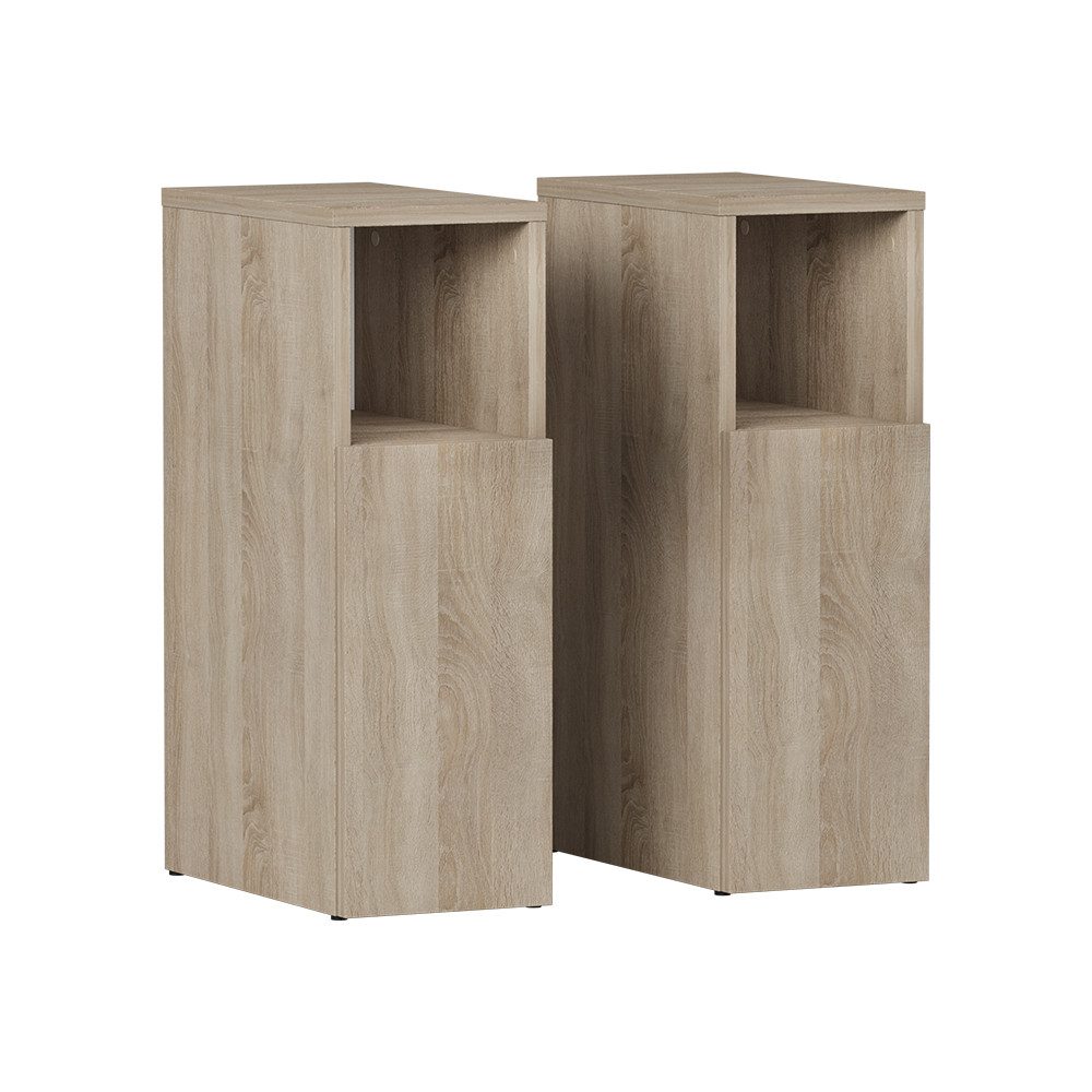 Vicco Nachtschrank Enton, Sonoma, 2er set günstig online kaufen