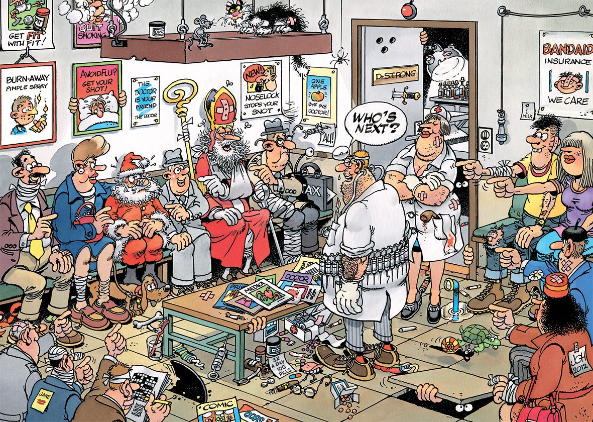 Jan van Haasteren Puzzle Jan van Haasteren Wer ist der Nächste? 500 Teile P günstig online kaufen