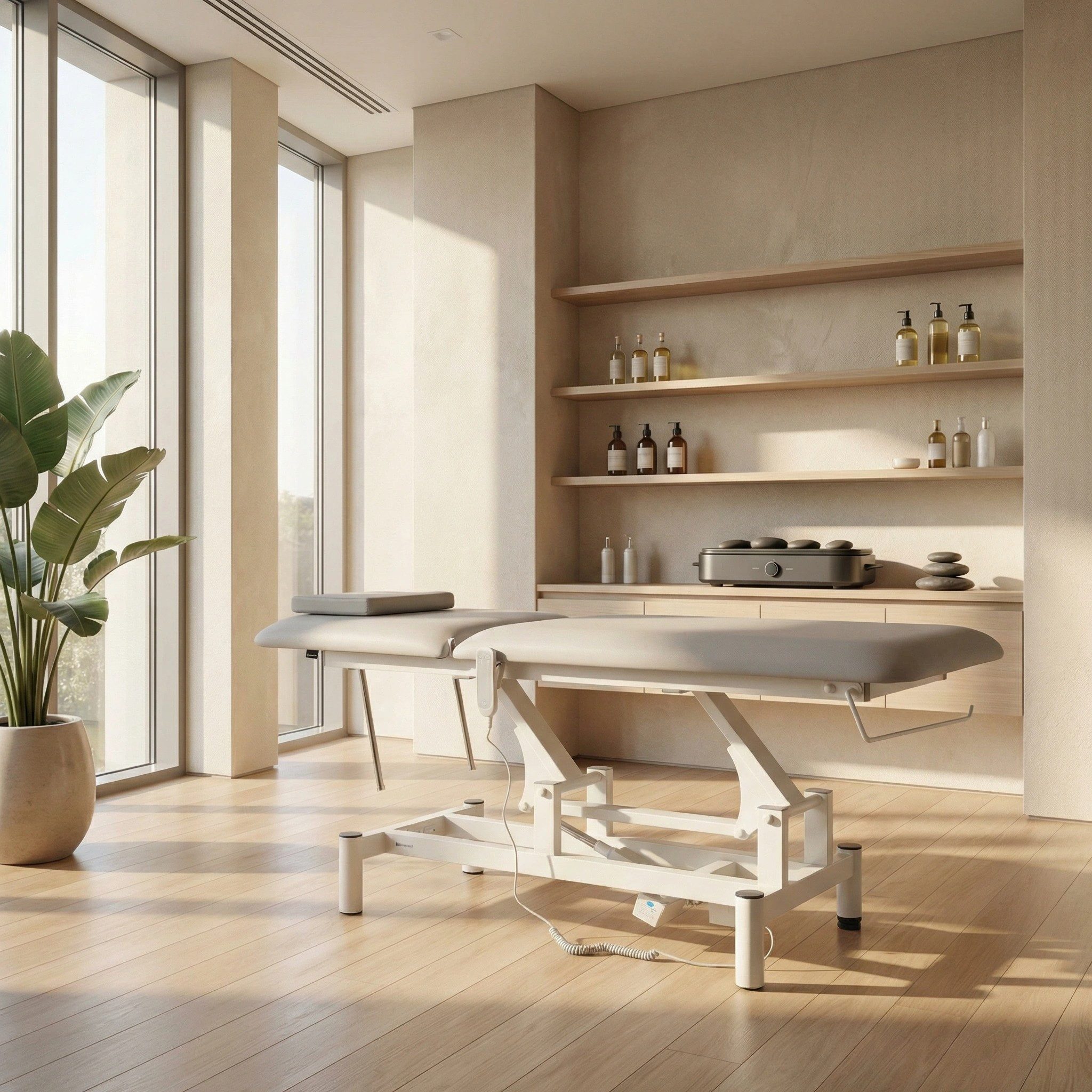 Habys Massageliege Optima Elektrische Behandlungsliege Therapieliege, 2-Segmente