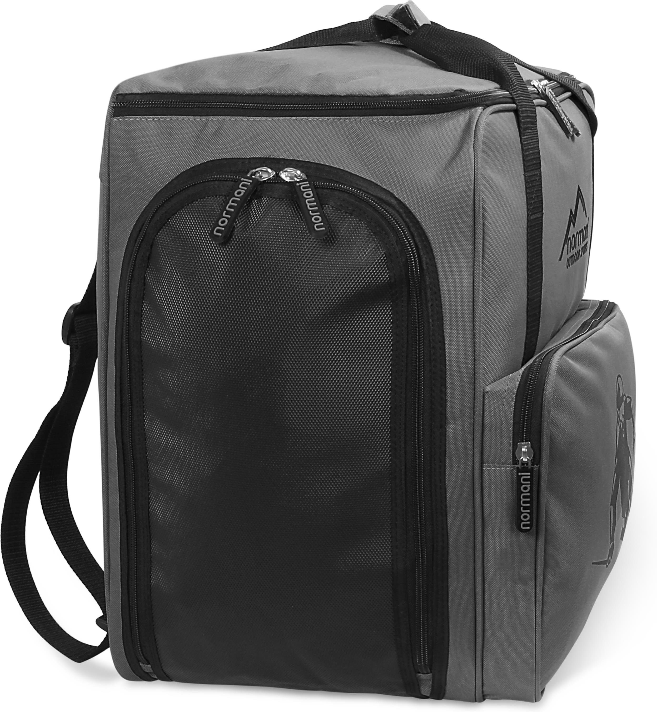 normani Sporttasche Skitasche 53 l Alpine Depo, Skischuhtasche mit separatem Helmfach und Rucksackfunktion