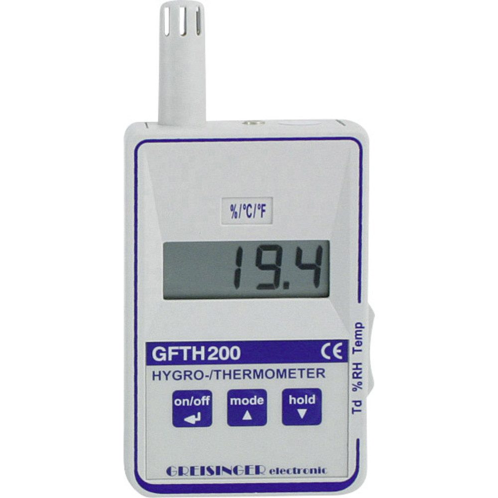 Greisinger Raumthermometer Greisinger GFTH 200-WPF4 Temperatur-Messgerät kalibriert (ISO) -25 - 7, GFTH 200-WPF4
