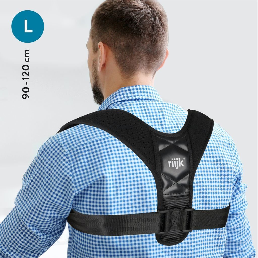 riijk Rückenstabilisator Rücken Geradehalter, Größe anpassbar, Haltungskorrektur