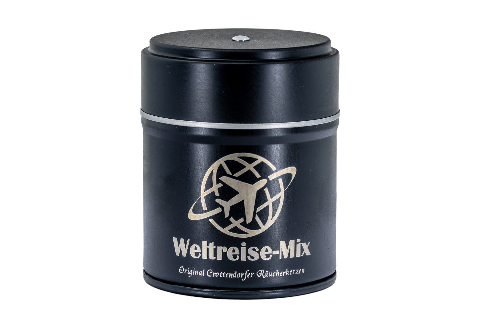 Crottendorfer Räucherhaus 2089, Räucherfass mit 20 Räucherkerzen "Weltreise", Räuchergefäß - Made in Germany