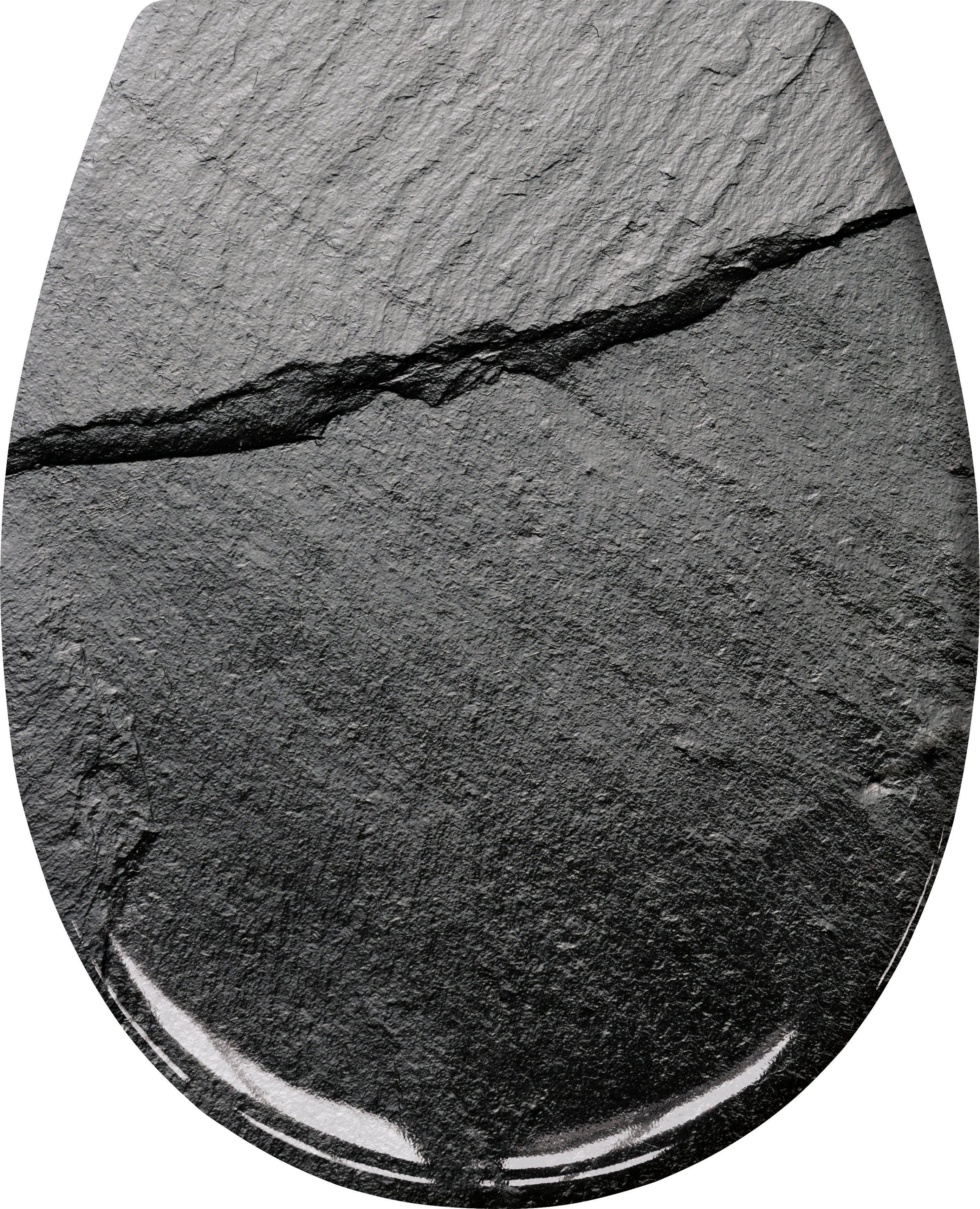 Kleine Wolke WC-Sitz Slate, mit Absenkautomatik