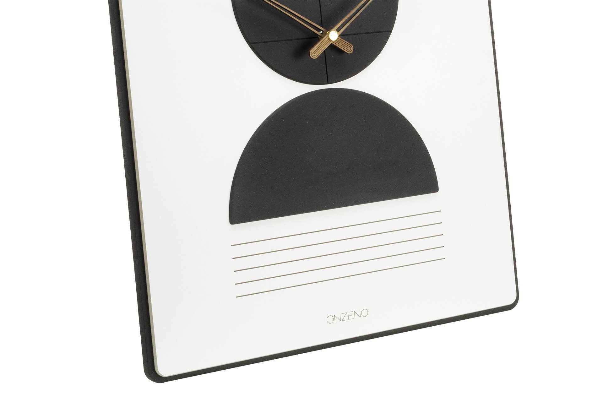 ONZENO Design-Uhr) 35x60x0.8 THE cm (handgefertigte HOURGLASS. Wanduhr