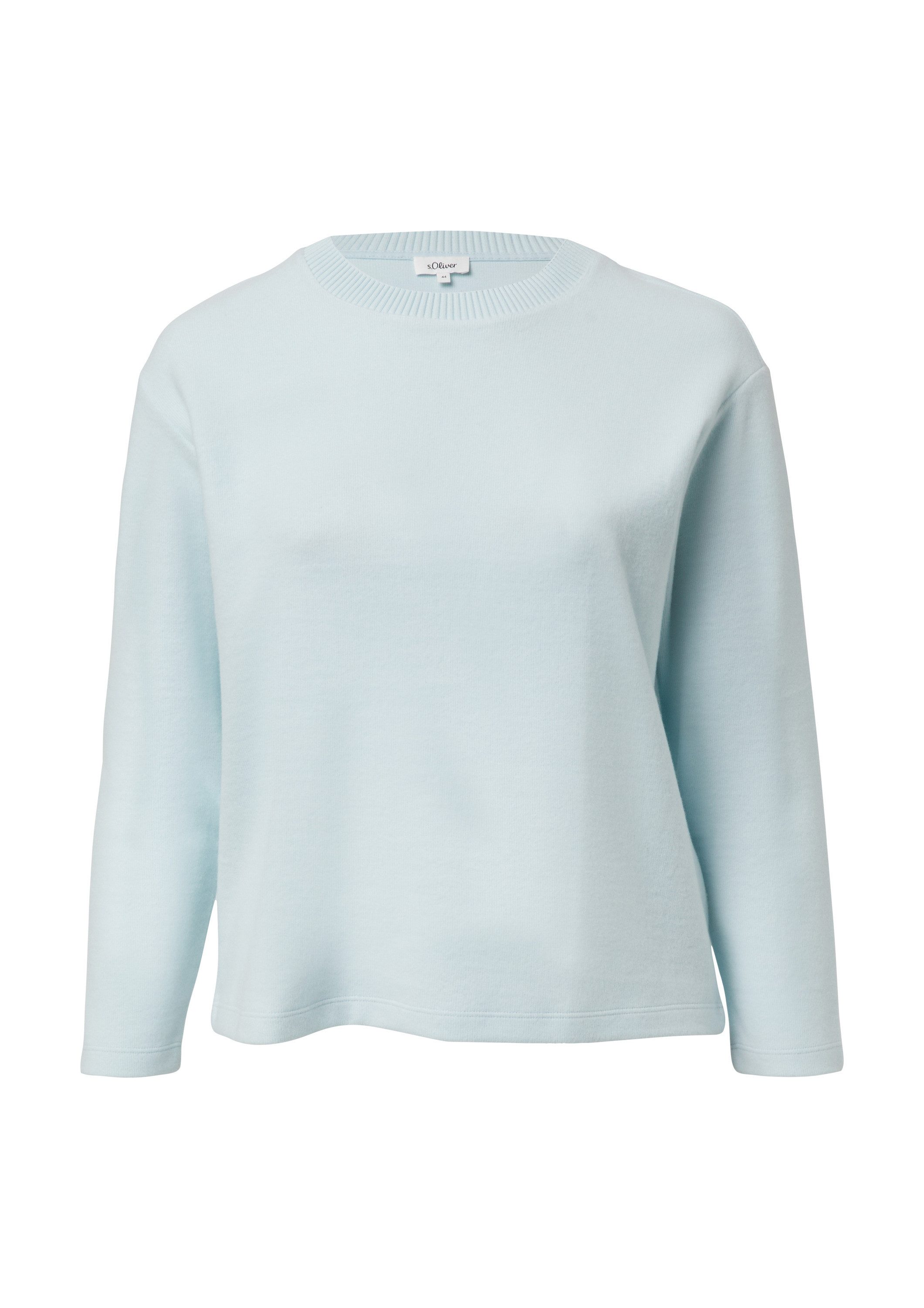 s.Oliver Longpullover Sweatshirt Flauschiges Sweatshirt günstig online kaufen