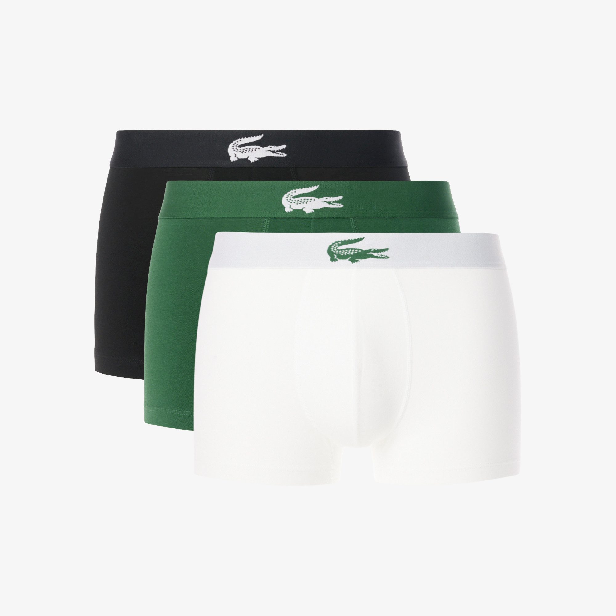 Lacoste Trunk (Packung, 3-St) Krokodil aus kontrastierendem Jacquardstrick am Bund