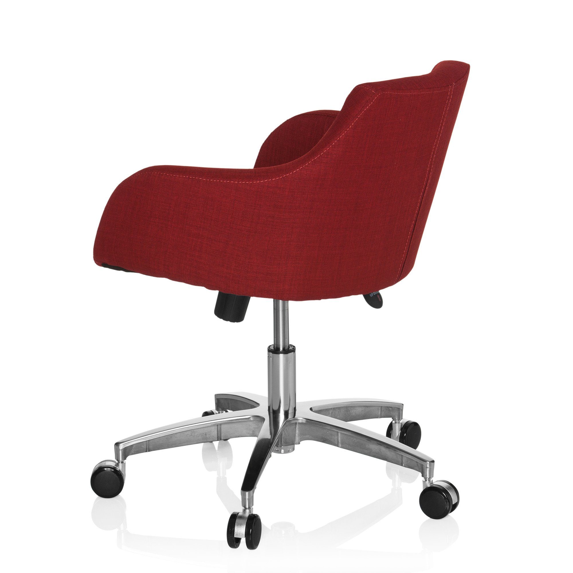 hjh OFFICE Drehstuhl Home Stoff, 100 SOLAO Office Bürostuhl ergonomisch Rot