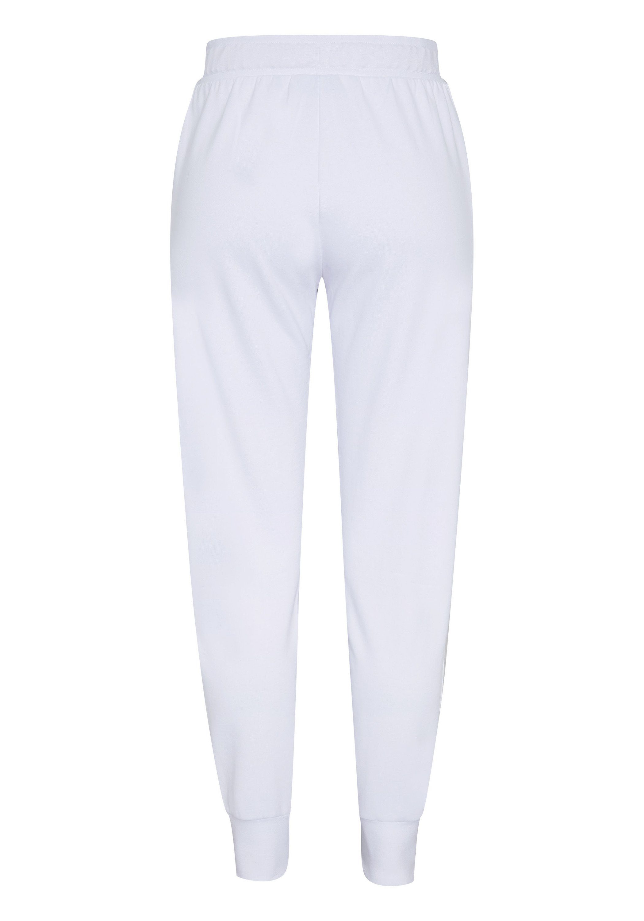 Oklahoma Jeans Sweathose 11-0601 Slim Bright Fit White in