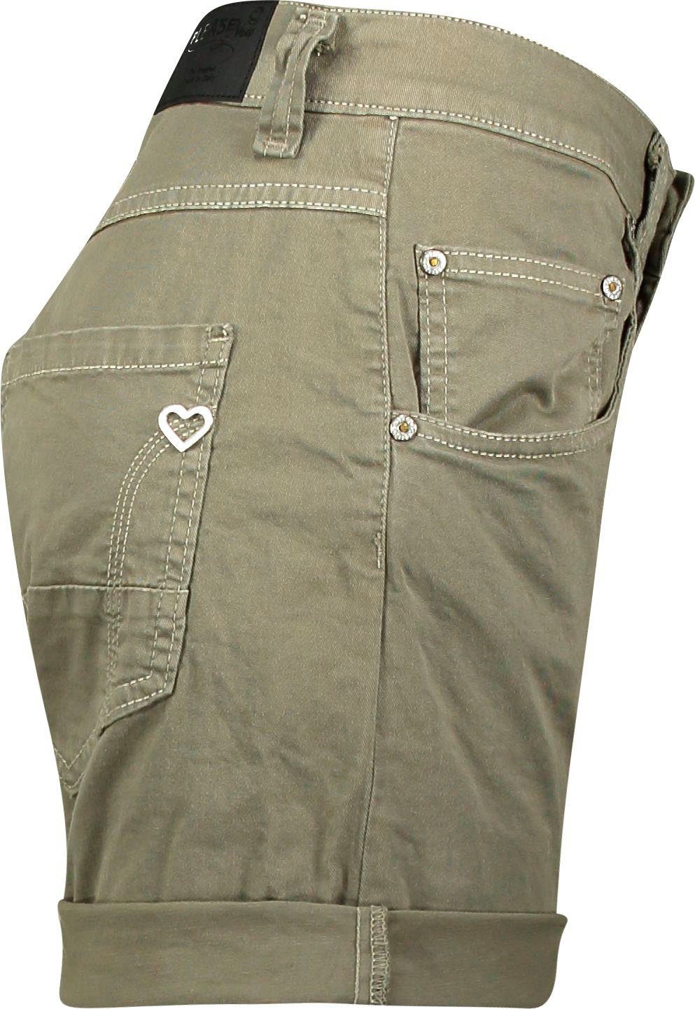 Please Boyfriend Jeans nouvo Shorts khaki