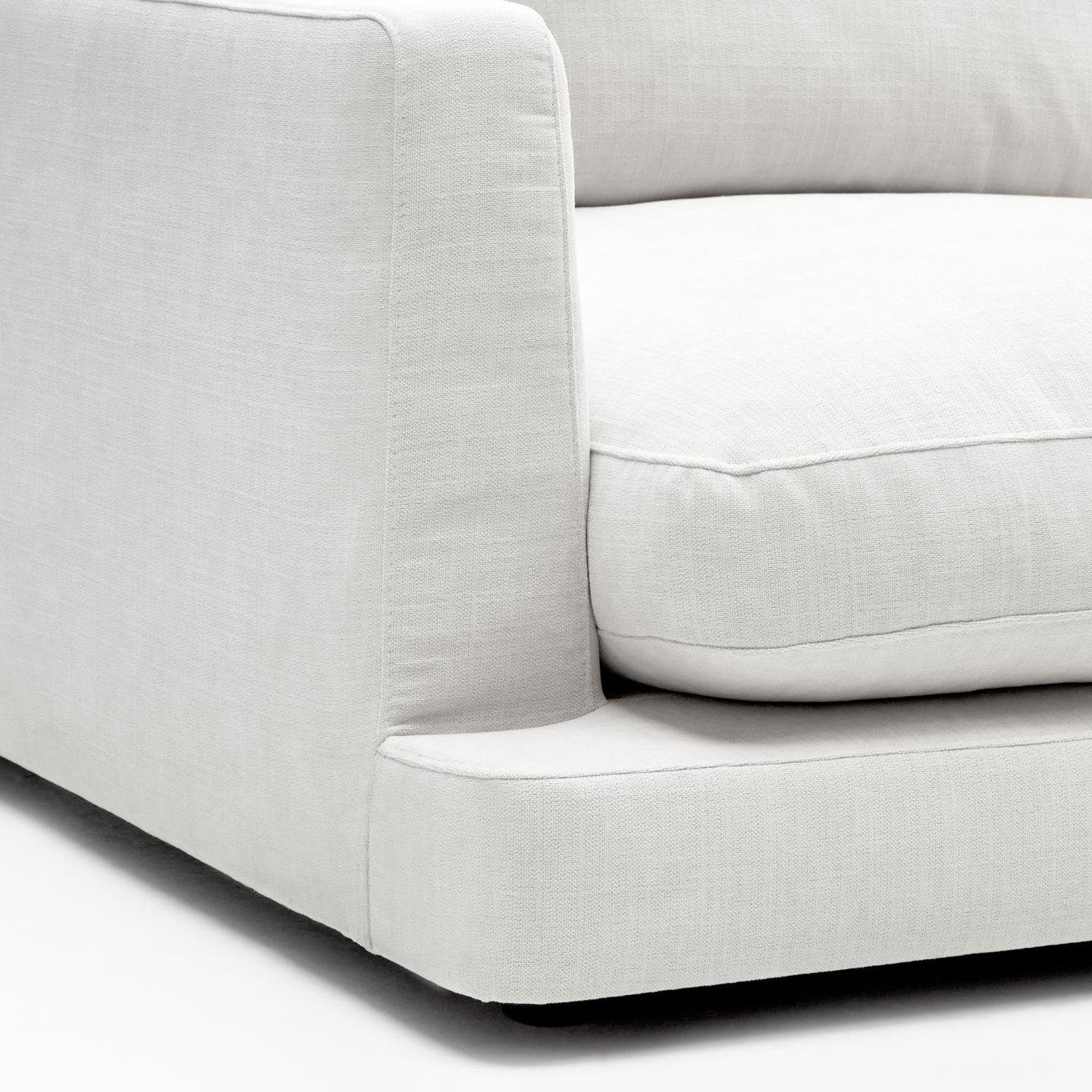 x 87 cm 3-Sitzer Gala Natur24 Weiß Sofa Sofa 210 105 x