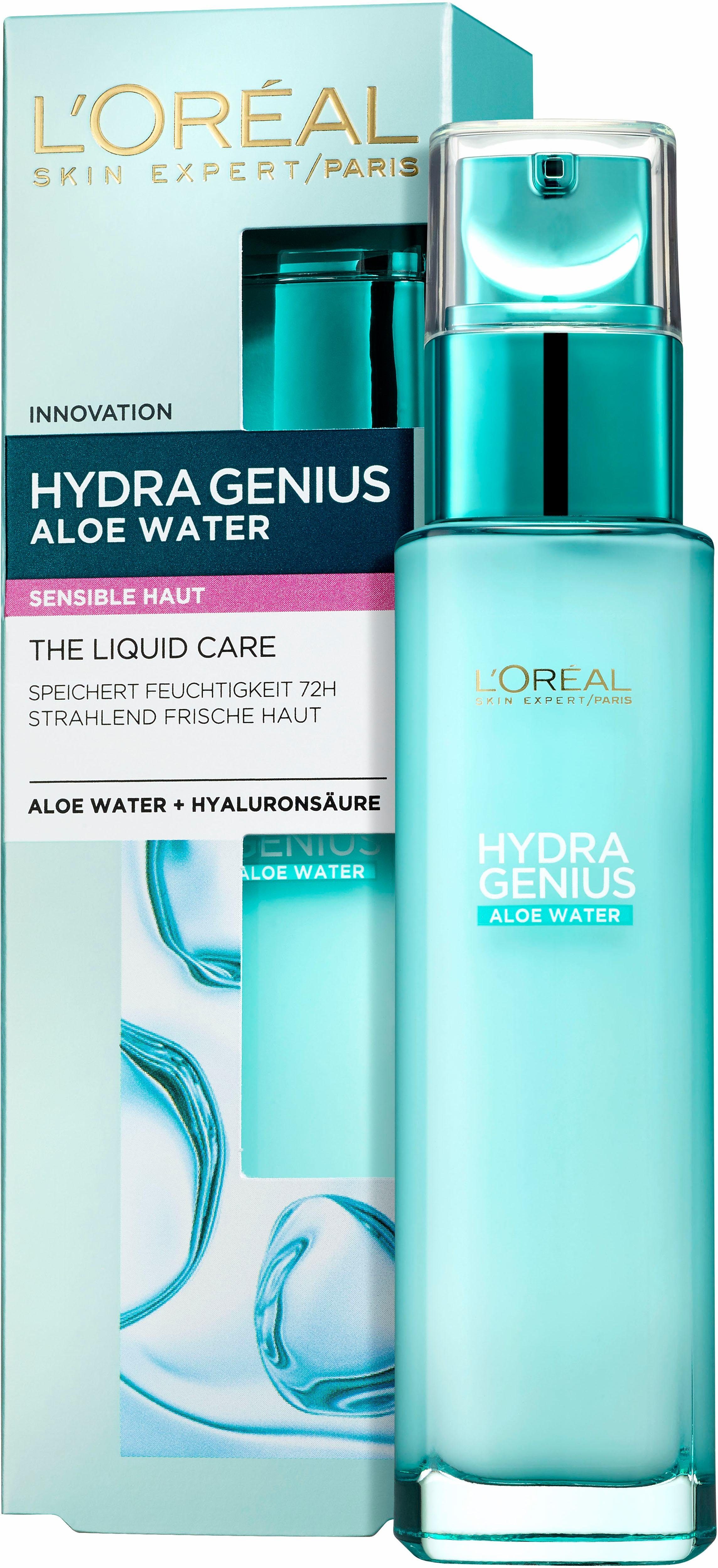 L'ORÉAL PARIS Gesichtsfluid Hydra Genius Aloe Aqua, für sensible Haut