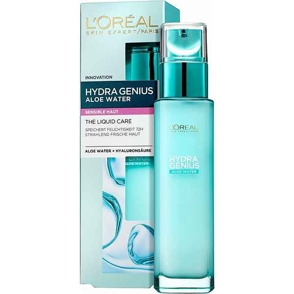 L'ORÉAL PARIS Gesichtsfluid Hydra Genius Aloe Aqua, für sensible Haut