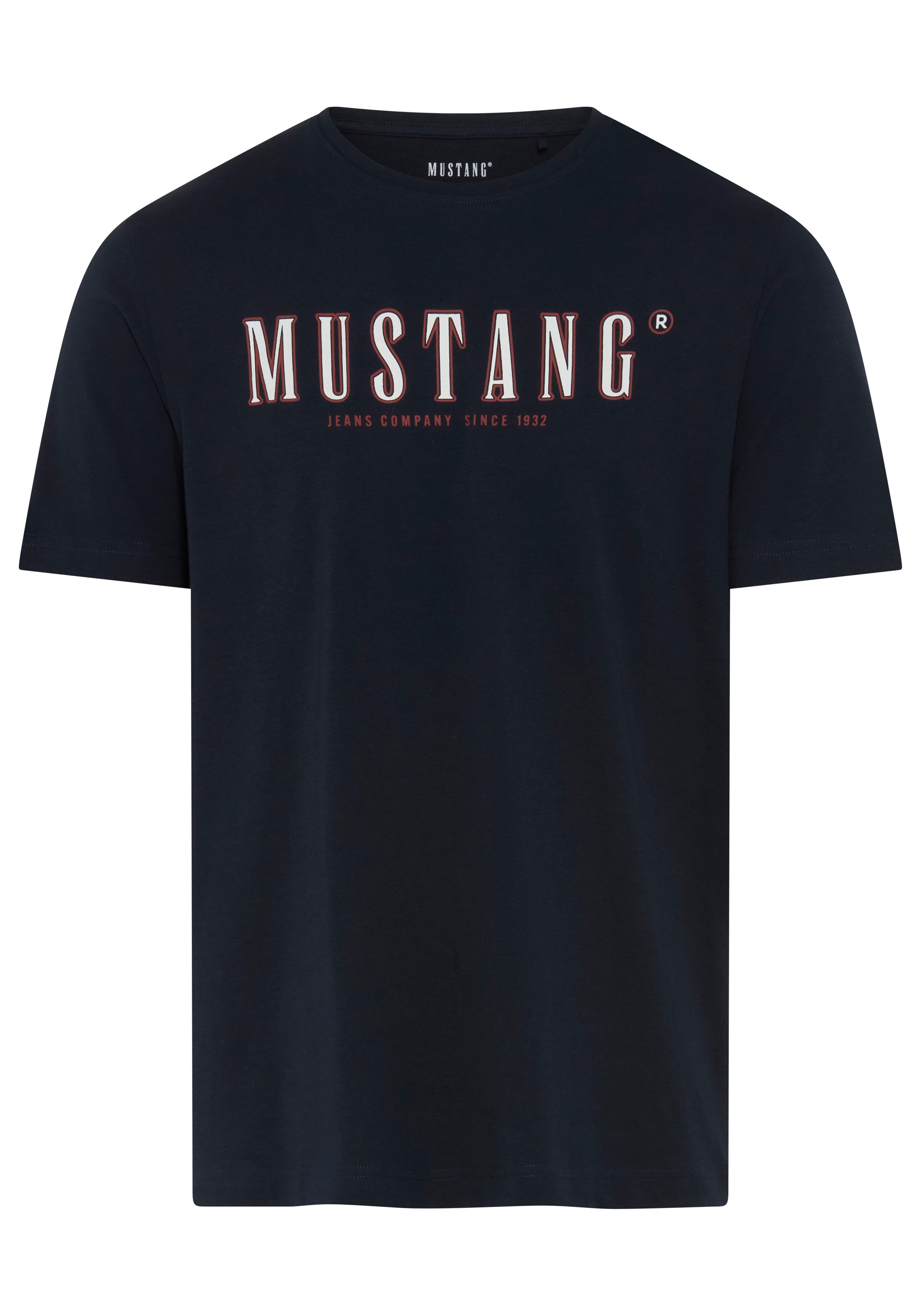 MUSTANG T-Shirt MU-Alex plakativ bedruckt