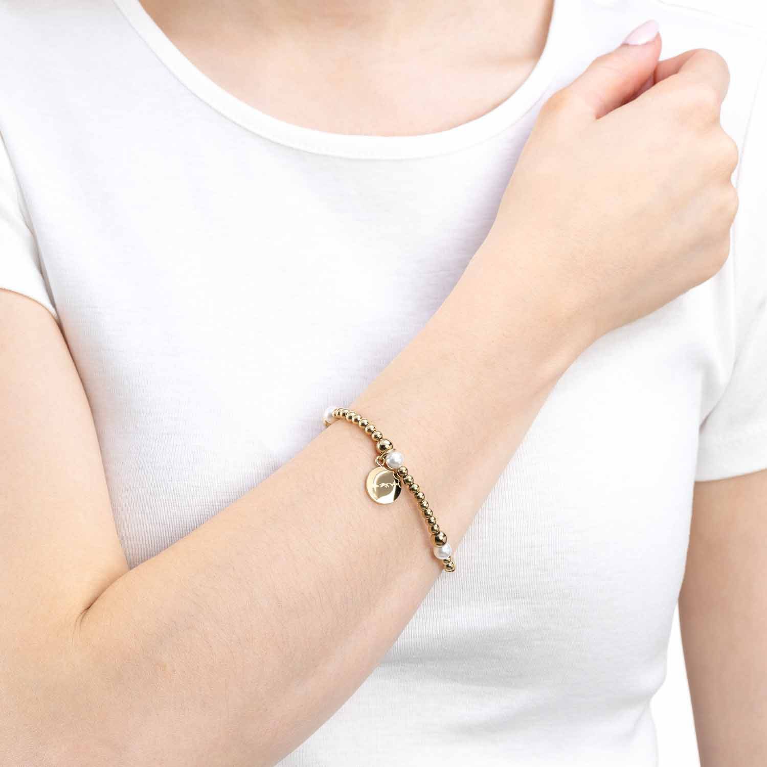 LEONARDO Armband Mathilde, mit Perle (imitiert)