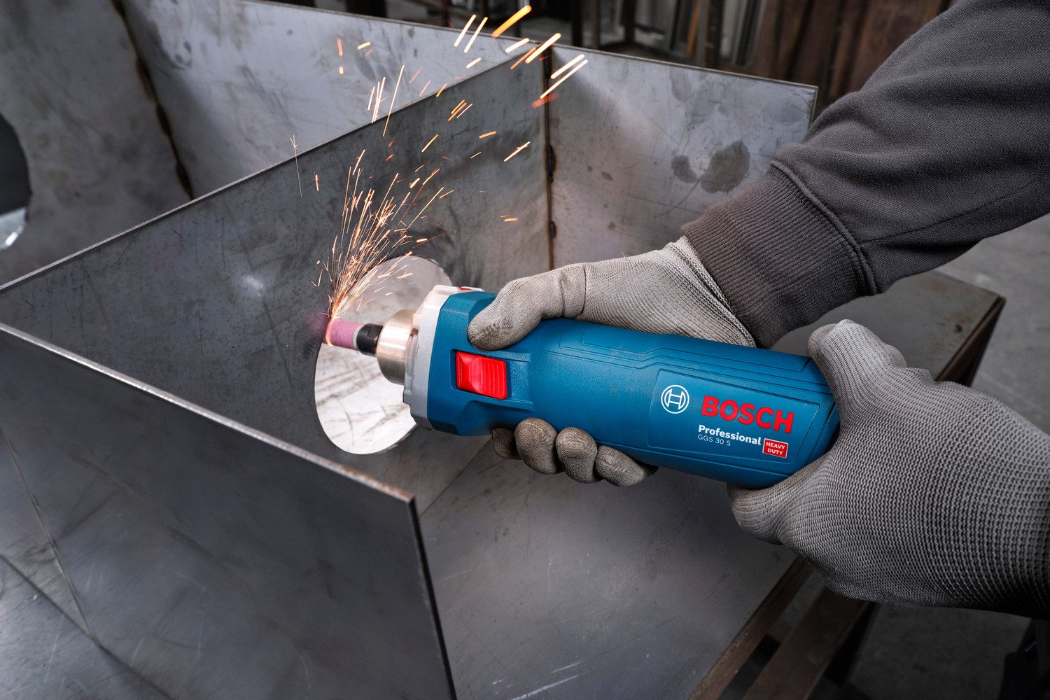Bosch Professional Geradschleifer GGS 30 S Professional, 750 W
