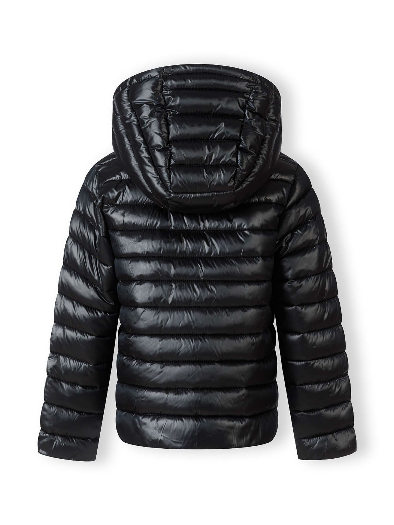 MINOTI Winterjacke Steppjacke mit Kapuze, im Metallic-Look Metallic-Look, trendiger Aufnäher, feste Kapuze