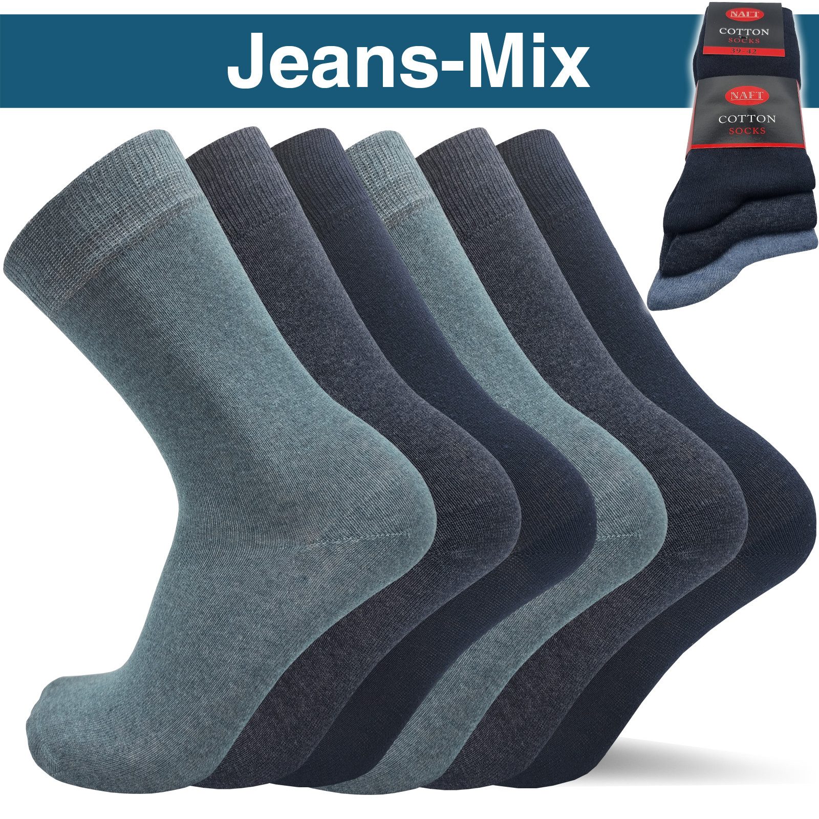NAFT Businesssocken 6-24 Paar Herrensocken 80% günstig online kaufen