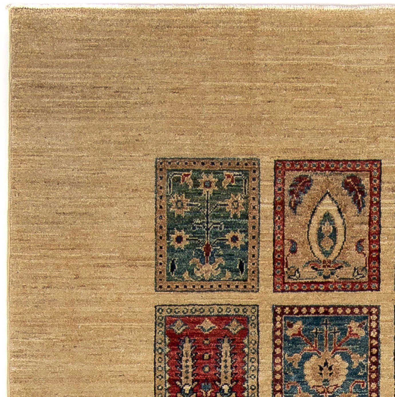 Orientteppich Ziegler - 291 cm x Zertifikat Höhe: rechteckig, Einzelstück - morgenland, mit Handgeknüpft, hellbraun, 203 mm, Wohnzimmer, 6
