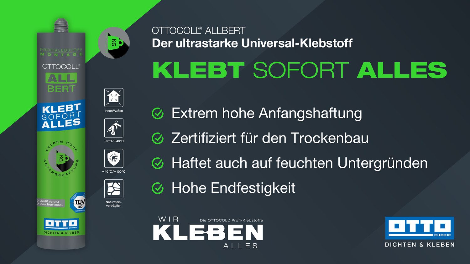 OTTO-Chemie Klebstoff Ottocoll Allbert 290ml - günstig online kaufen